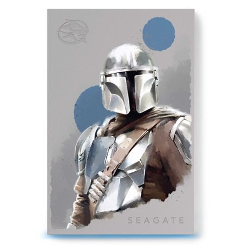 Seagate The Mandalorian Drive SE FireCuda 2TB External USB 3.2 Gen 1 Hard Drive Officially-Licensed with Blue LED Lighting INTERNATIONAL SHIPPING