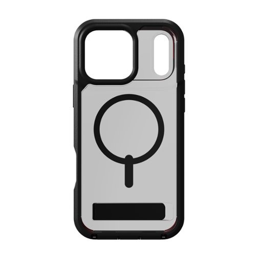 ZAGG Rainier Snap - Back cover for cell phone - rugged - MagSafe compatibility - graphene - smoke black - for Apple iPhone 17 Pro Max