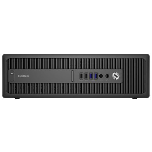 HP - Refurbished Excellent - EliteDesk 800 G2 SFF Desktop PC, Intel Core i5-6500 up to 3.60GHz, 16GB DDR4 RAM, 512GB SSD, WiFi, Windows 11 Pro - Black-Front_Standard 