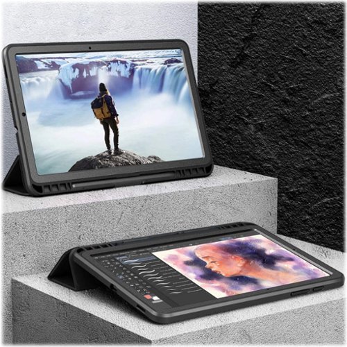 SaharaCase Heavy Duty Folio Case for Samsung Galaxy Tab S6 Lite (2020-2024) - Black BUY IN MIDDLE EAST