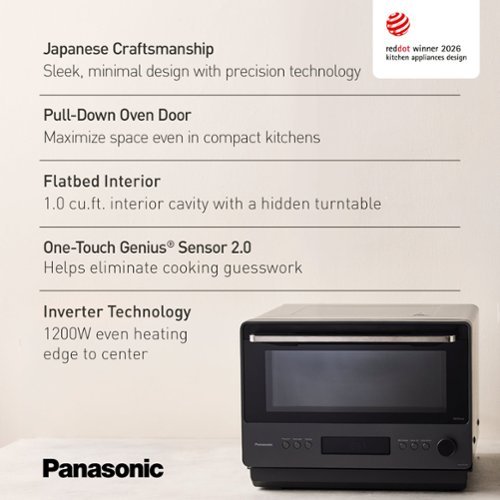 日*5様 National Panasonic TH11-S7(S) 本体 Panasonic 1.0 cu.ft. Japanese Microwave with the Genius® Sensor