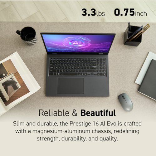 MSI Prestige 16” Laptop – Intel Evo Edition – Intel Core  Ultra 7 – Intel ARC Graphics with 32GB Memory – 1TB SSD - Stellar Gray BUY IN MIDDLE EAST