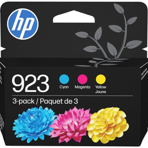 HP - 923 3-Pack Standard Capacity Ink Cartridges - Cyan/Magenta/Yellow-Front_Standard 
