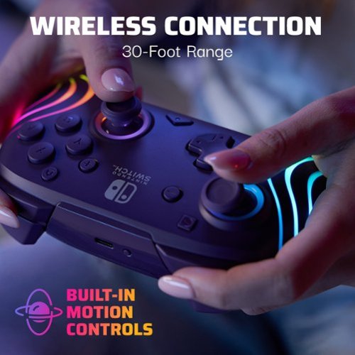 PDP Afterglow Wave Wireless RGB Gaming Controller for Nintendo Switch, Nintendo Switch 2 - Purple HOW TO BUY