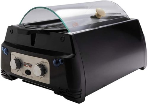 Kitchen Chef - Indoor Smokeless Rotisserie Grill - Black-Front_Standard 