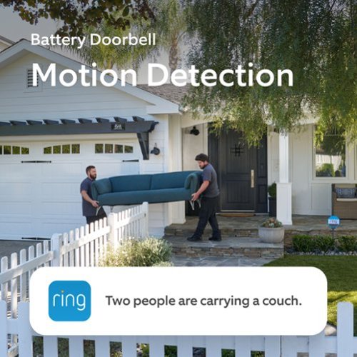 Ring Battery Doorbell 2K (newest model), Speckled Gray + Indoor Cam Plus - White WORLDWIDE DELIVERY