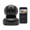 Geeni - Pan and Tilt Indoor Wi-Fi Wireless Network Surveillance Camera - Black-Front_Standard
