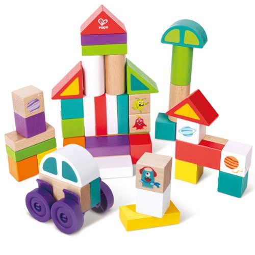 Hape - Play Essentials: Monster: Stacking Blocks - Space
