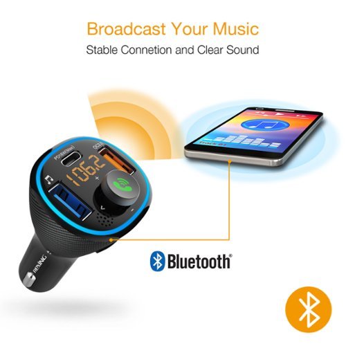 Rexing FM3 Car Wireless FM Transmitter - Black SHOP ONLINE