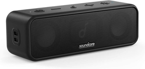 Soundcore - Anker 3 Portable Bluetooth Speaker, Wireless, IPX7 Waterproof - Black-Front_Standard 