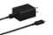 Samsung - Super Fast Charging 45W USB Type-C Wall Charger with USB-C Cable - Black-Front_Standard 