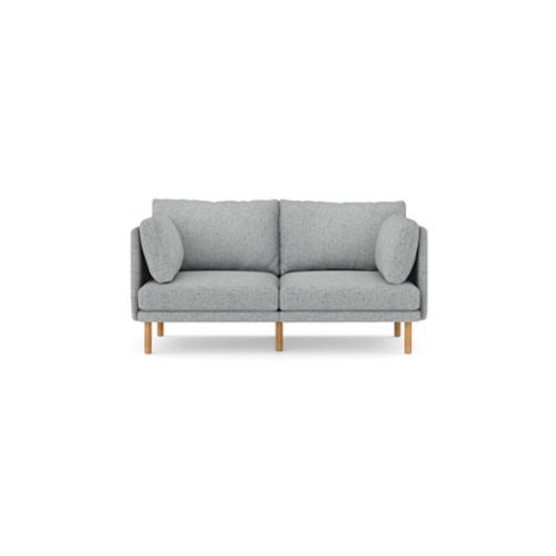 Burrow - Modern Field 2-Seat Sofa - Fog-Front_Standard 