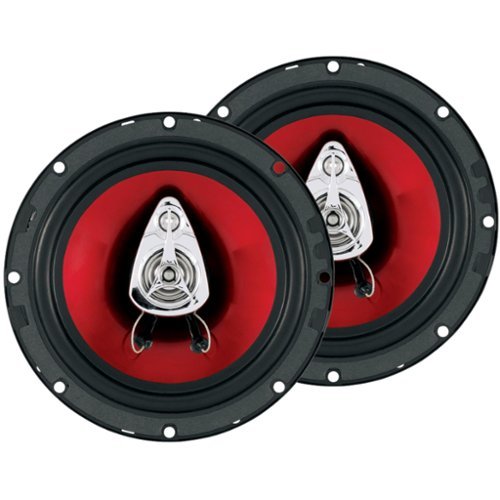  BOSS Audio - 6.50" 3-way Speaker - Black and Red