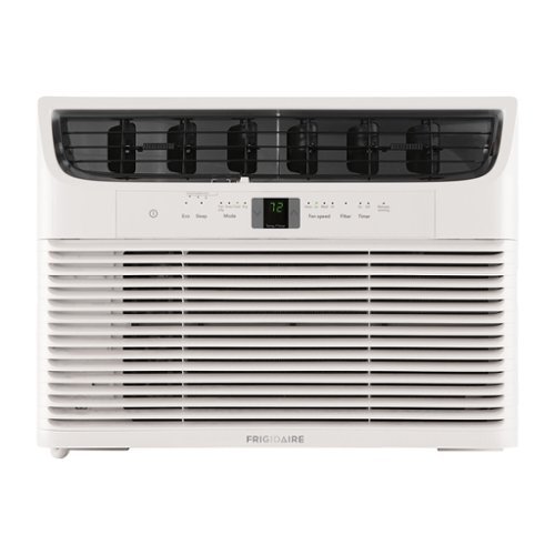 Frigidaire - 115V 10,000 BTU 450 Sq. Ft. Smart Window Air Conditioner - White