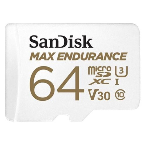 SanDisk - MAXボッチ SanDisk MAX ENDURANCE UHS I MicroSDXC 64GB Memory Card with
