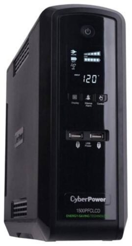 CyberPower - PFC Sinewave Series 1500VA Battery Back-Up System - Black-Front_Standard 