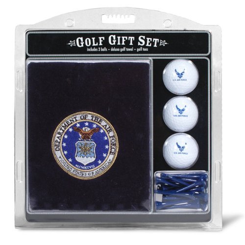 Team Golf - Air Force Falcons Embroidered Golf Gift Set - Multicolor-Front_Standard 