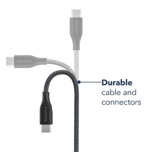 Insignia™ 6' USB to USB-C Braided Charge-and-Sync Cables (2-Pack) - Black BUY IN AUSTRALIA