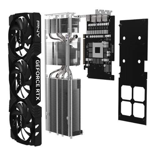 PNY GeForce RTX 4070 Ti SUPER VERTO Overclocked 16GB Graphics Card with Triple Fans - Black BUY IN MIDDLE EAST