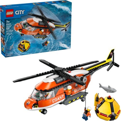 LEGO - City Coast Guard Helicopter Toy for Kids 60503