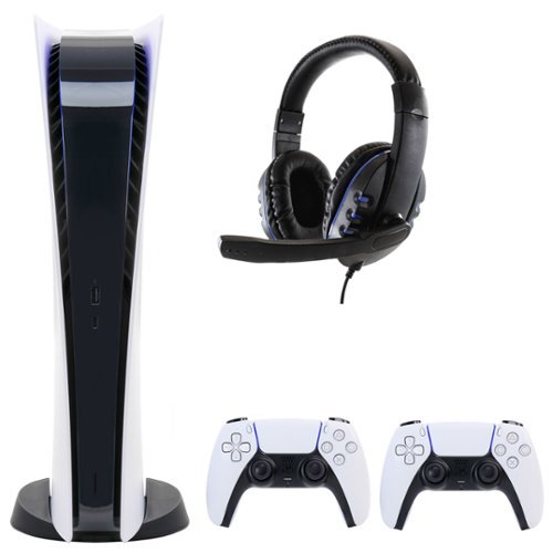 PS5 Digital Console with Extra Dualsense Controller and