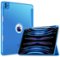 DTTO - Case for iPad Air 13" (M2/M3) and iPad Pro 12.9" (3rd/4th/5th/6th Gen) ,Smooth Matte Back,TPU Shockproof Frame - Ocean Blue-Front_Standard
