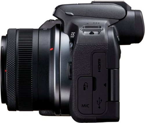 Canon EOS R10 4K Video Mirrorless Camera 2 Lens Kit with RF-S18-45mm and RF-S55-210mm Lenses - Black WHERE TO BUY