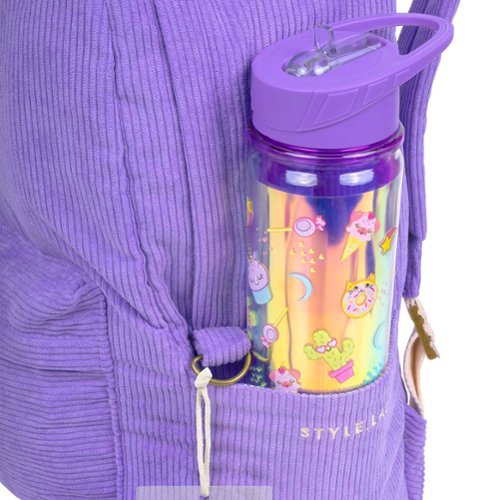 Fashion Angels Style.Lab by Fashion Angels: Billie Periwinkle Corduroy Backpack GLOBAL SHIPPING