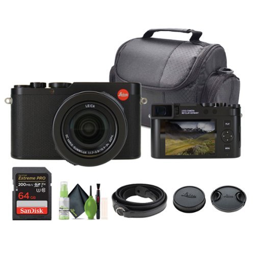 Bundle Leica D Lux 8 Compact Digital Camera, 10.9 34mm f/1.7 2.8