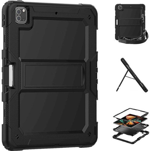 SaharaCase Defence Series Case for Apple iPad Pro 12.9 (4th, 5th, and 6th Gen 2020-2022) - Black WHERE TO BUY