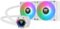 Thermaltake - TH240 V2 ARGB Sync 240mm AIO Liquid Cooler (2x 120mm ARGB PWM Fans) with Mirror Rotating Cap Design - White-Front_Standard 