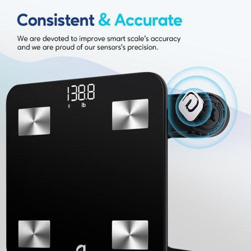 Arboleaf Smart Scale for Body Weight, Bluetooth, 14 Key Body Composition Analysis Sync Apps, FSA or HSA eligible - Black HOW TO BUY