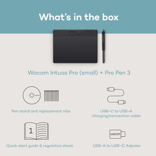 Wacom Intuos Pro Small Bluetooth Professional Graphic Drawing Tablet (2025) - Black WHERE TO BUY