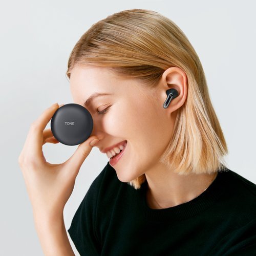 LG TONE Free True Wireless Active Noise Cancellation Headphones with Plug and Wireless - Black BUY IN MIDDLE EAST