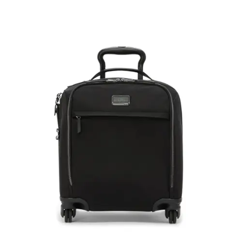 Front. TUMI - Voyageur Léger Compact Carry-On Suitcase - Black/GunMetal.