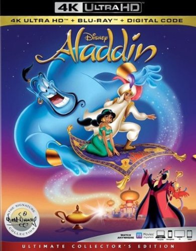 Aladdin (The Walt Disney Signature Collection)   - 4K Blu-Ray [4K Ultra HD Blu-ray]-Front_Standard 