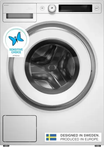 a ASKO G >II SENSITIVE CHOICE APPROVED DESIGNED IN SWEDEN. PRODUCED IN EUROPE.