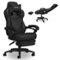 Respawn Products - RESPAWN 110 Pro - Ergonomic Gaming Chair with Footrest, Office Recliner with Lumbar Support and Headrest - Black-Front_Standard