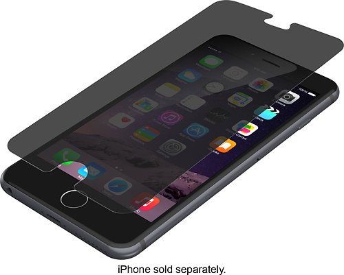  ZAGG - InvisibleShield Privacy GLASS Screen Protector for Apple® iPhone® 6 Plus - Clear