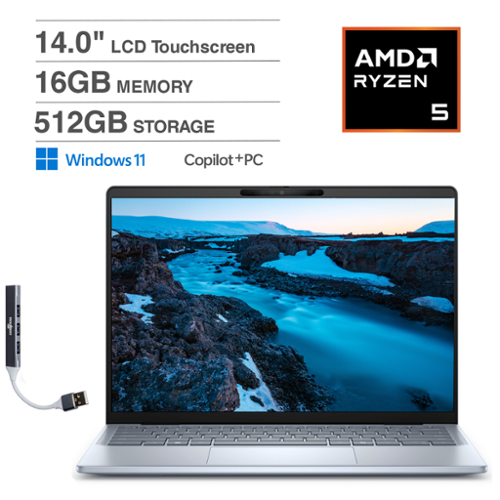Dell Inspiron 14 2 in 1 Laptop 14.0 WUXGA Display (Ryzen 5 8640HS