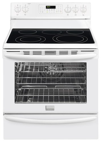 Frigidaire - Gallery 6.0 Cu. Ft. Self-Cleaning Freestanding Electric Convection Range - White-Front_Standard 