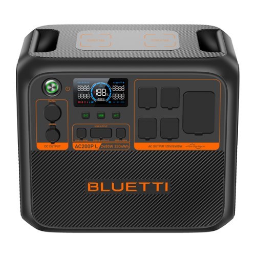 BLUETTI AC200PL 2400W Back Up Expaandable Solar Generator (2304 Wh