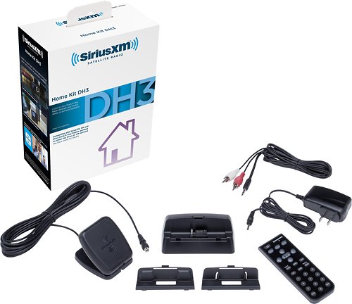  SiriusXM - Interoperable Home Kit for Most SiriusXM, Sirius and XM Models - Black