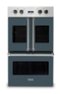 Viking - 30" 7 Series French Door Double Built-In Electric Thermal Convection Oven - Squall-Front_Standard