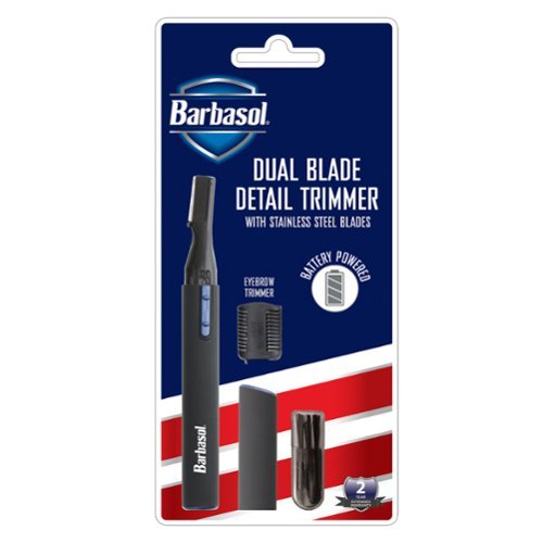  Barbasol - Detail Trimmer with comb for Eyebrows - Black