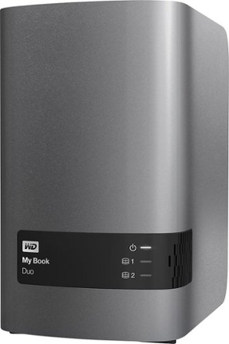  WD - My Book Duo 8TB 2-Bay External USB 3.0 Storage - Charcoal gray