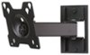 Peerless-AV - Pivoting TV Wall Mount for Most 10" - 29" Flat-Panel TVs - Extends 6.6" - Black-Front_Standard