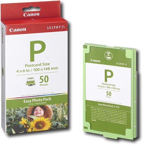  Canon - E-P50 Ink Cartridge + Photo Paper - Multicolor