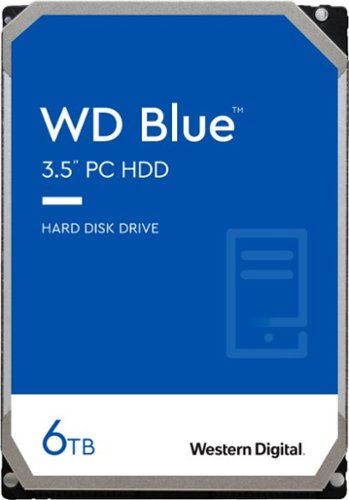  WD - Blue 6TB Internal SATA Hard Drive for Desktops