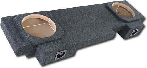  ATREND - 10&quot; Dual Sealed Subwoofer Enclosure for 2002 or Later Avalanche/Escalade Trucks - Charcoal